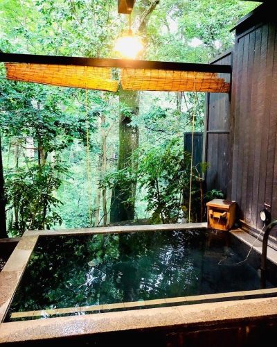 箱根湯寮の露天風呂