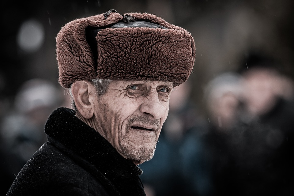 ロシアの高齢男性
