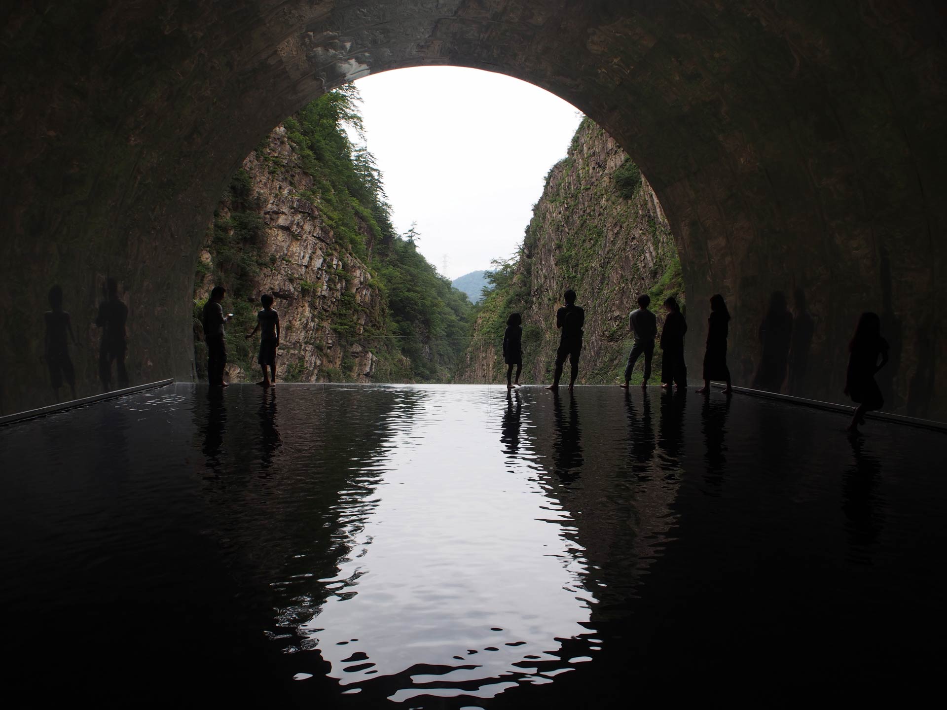 清津峡渓谷トンネルの写真映え