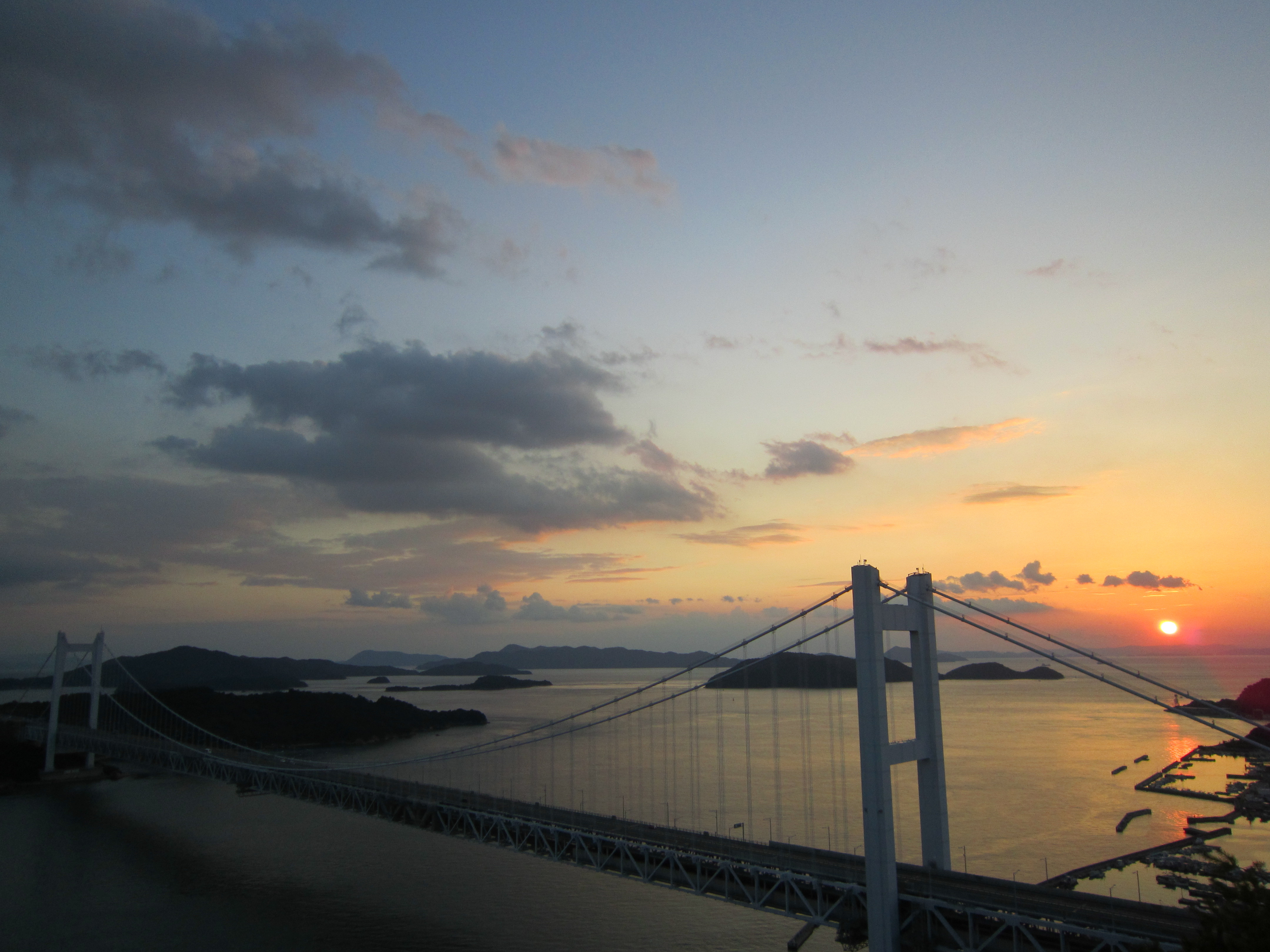 日本一長い吊り橋・瀬戸大橋