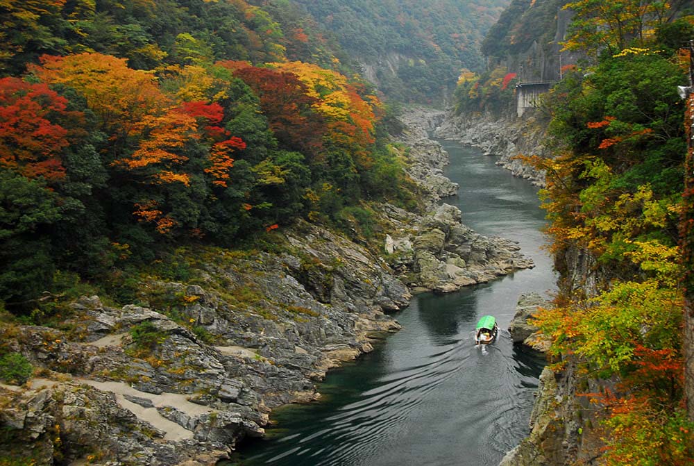 日本の三大秘境の一つである祖谷