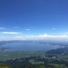 磐梯山から望む猪苗代湖